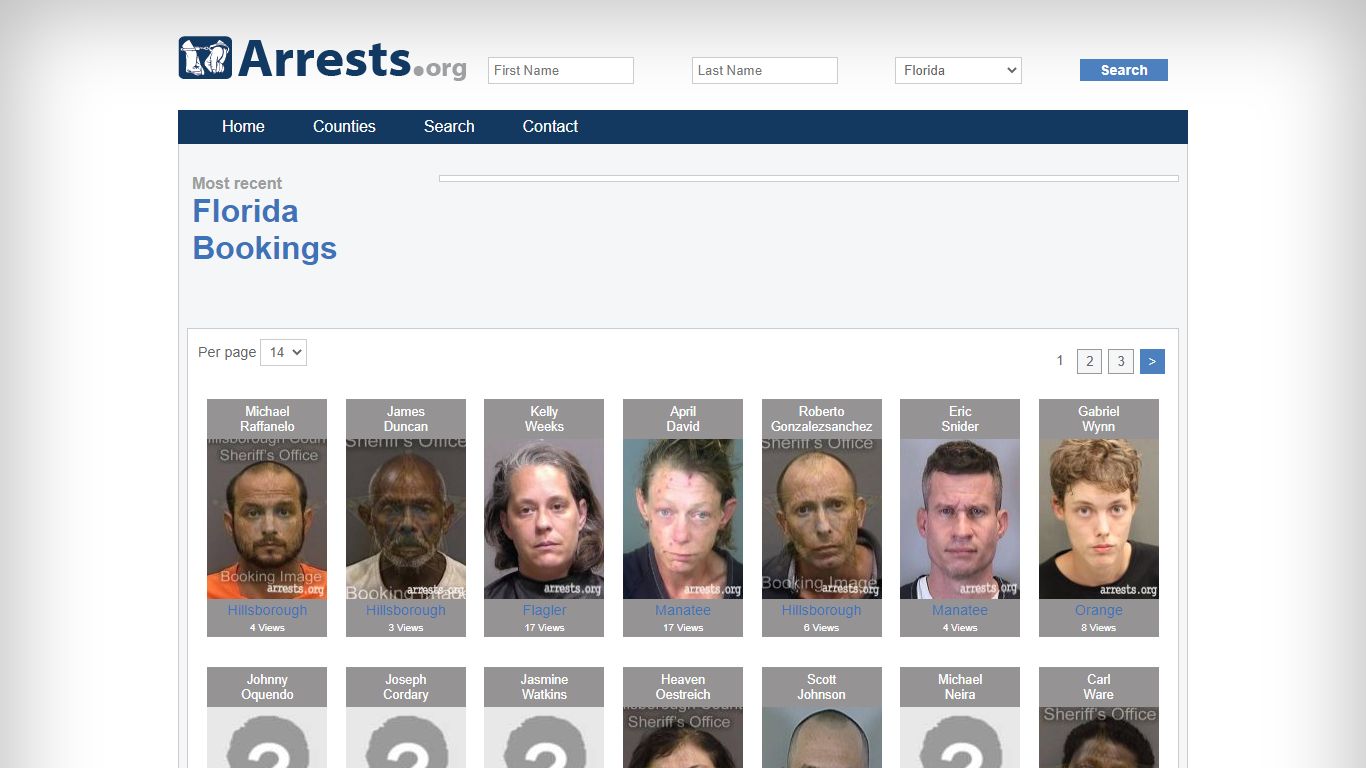 Florida Arrests and Inmate Search